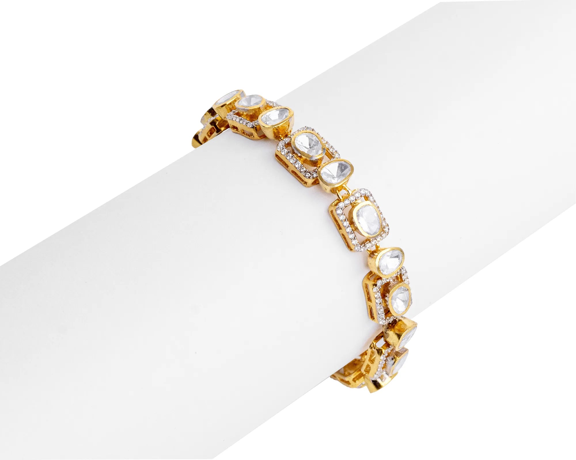 Noor Polki Link Bracelet