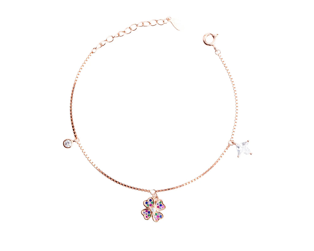 Keepsakes Clover Charm Bracelet