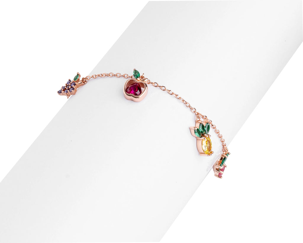 Keepsakes Enchanted Garden 925 Silver Charm Bracelet