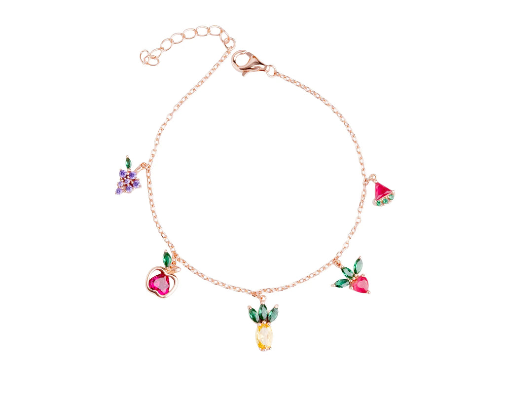 Keepsakes Enchanted Garden 925 Silver Charm Bracelet