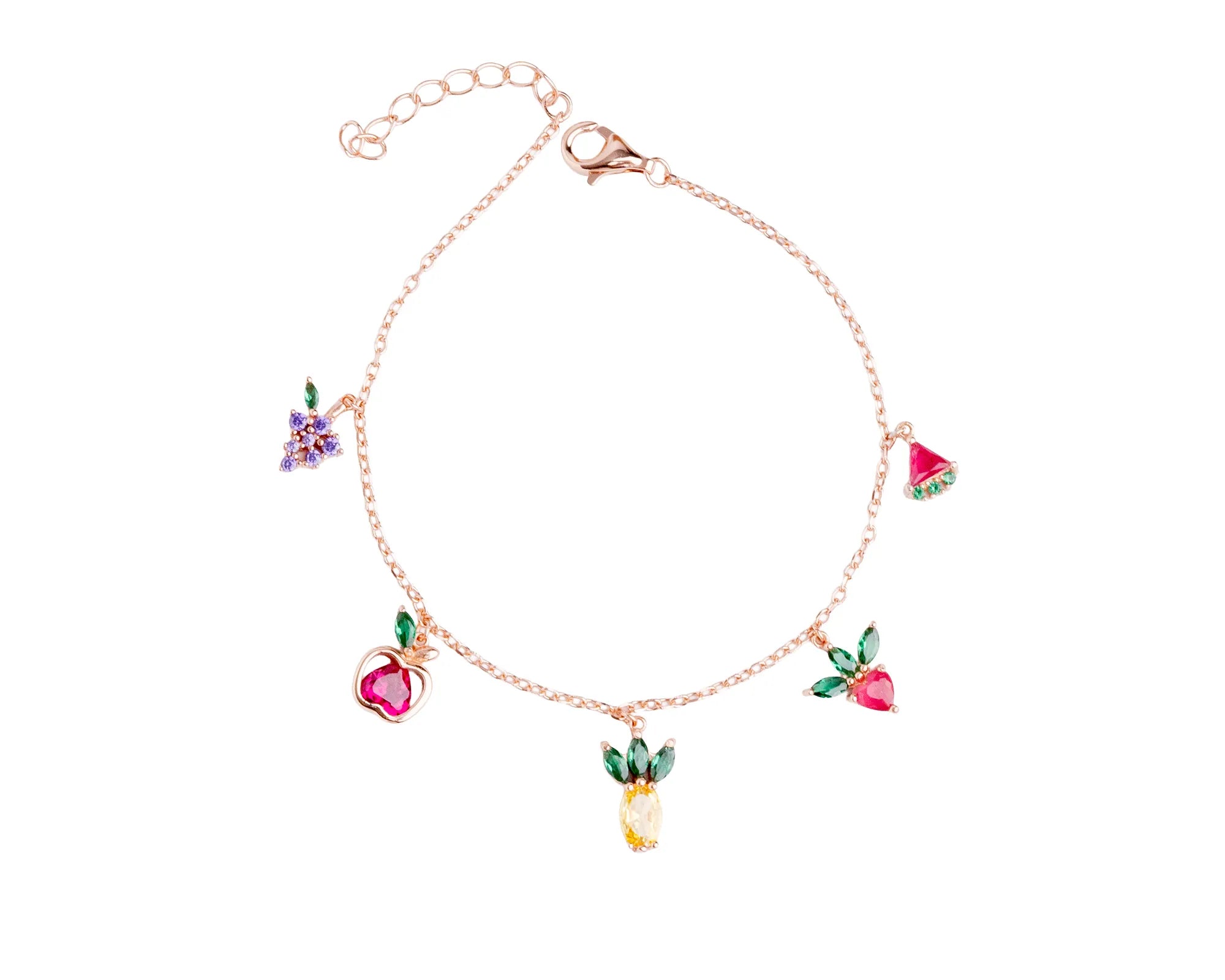 Keepsakes Enchanted Garden 925 Silver Charm Bracelet