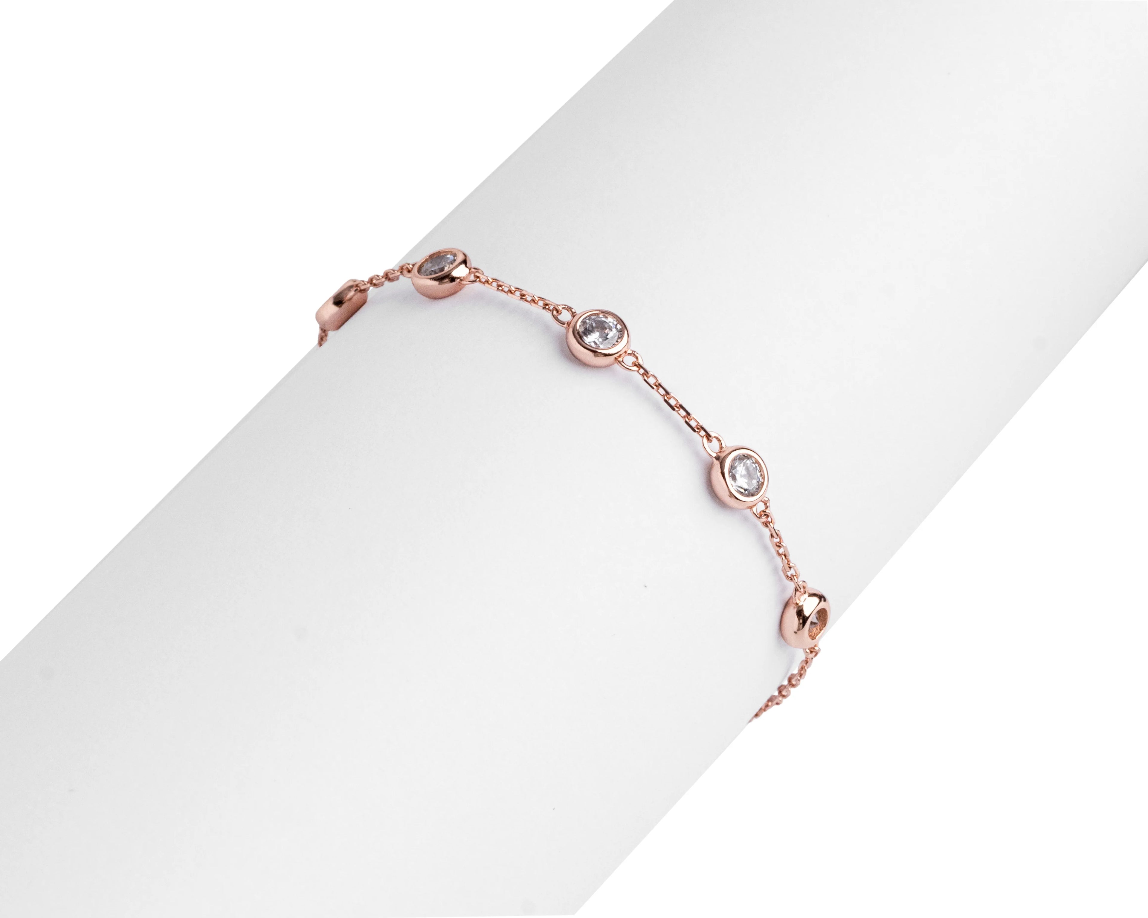 Keepsakes Rosé Solitaire Tennis Bracelet