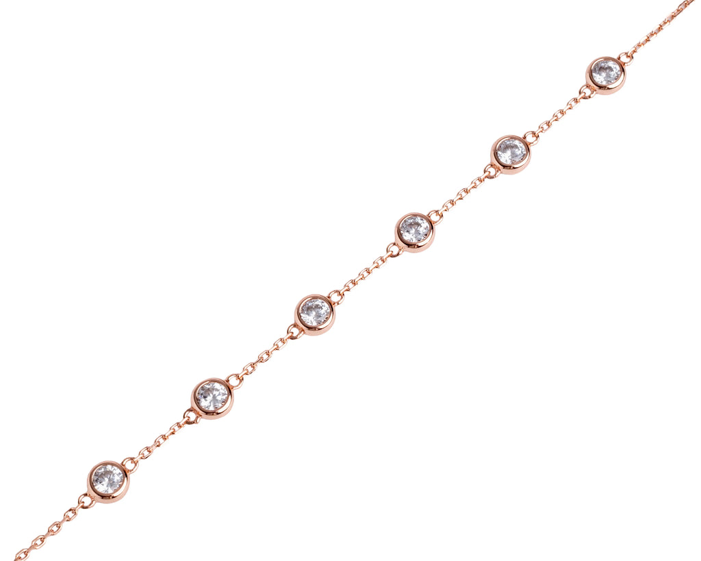 Keepsakes Rosé Solitaire Tennis Bracelet