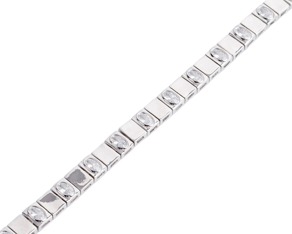 Keepsakes Modern Link Crystal Bracelet