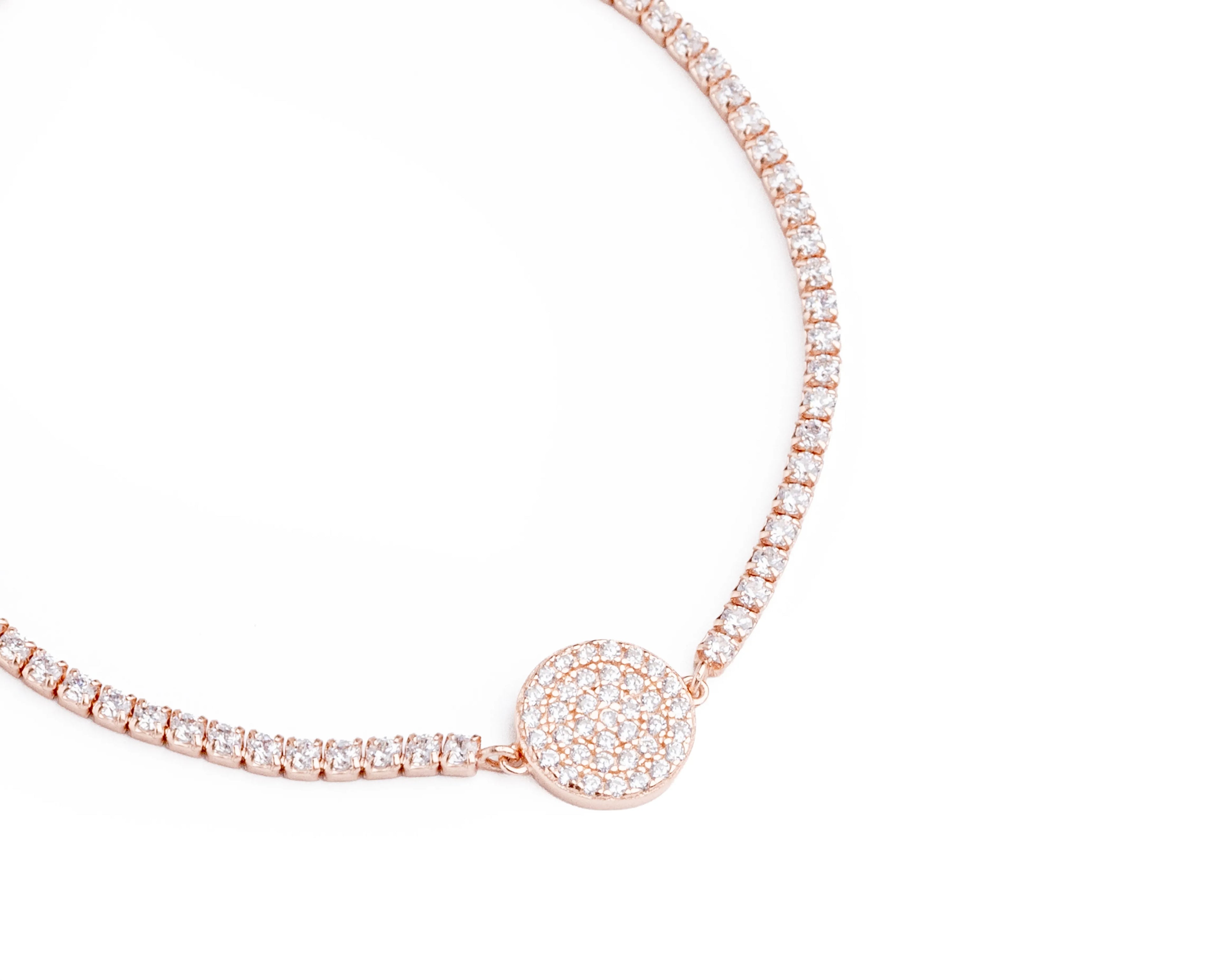 Keepsakes Celeste Halo Tennis Bracelet