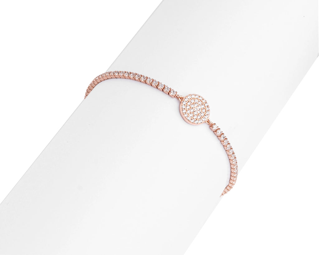 Keepsakes Celeste Halo Tennis Bracelet