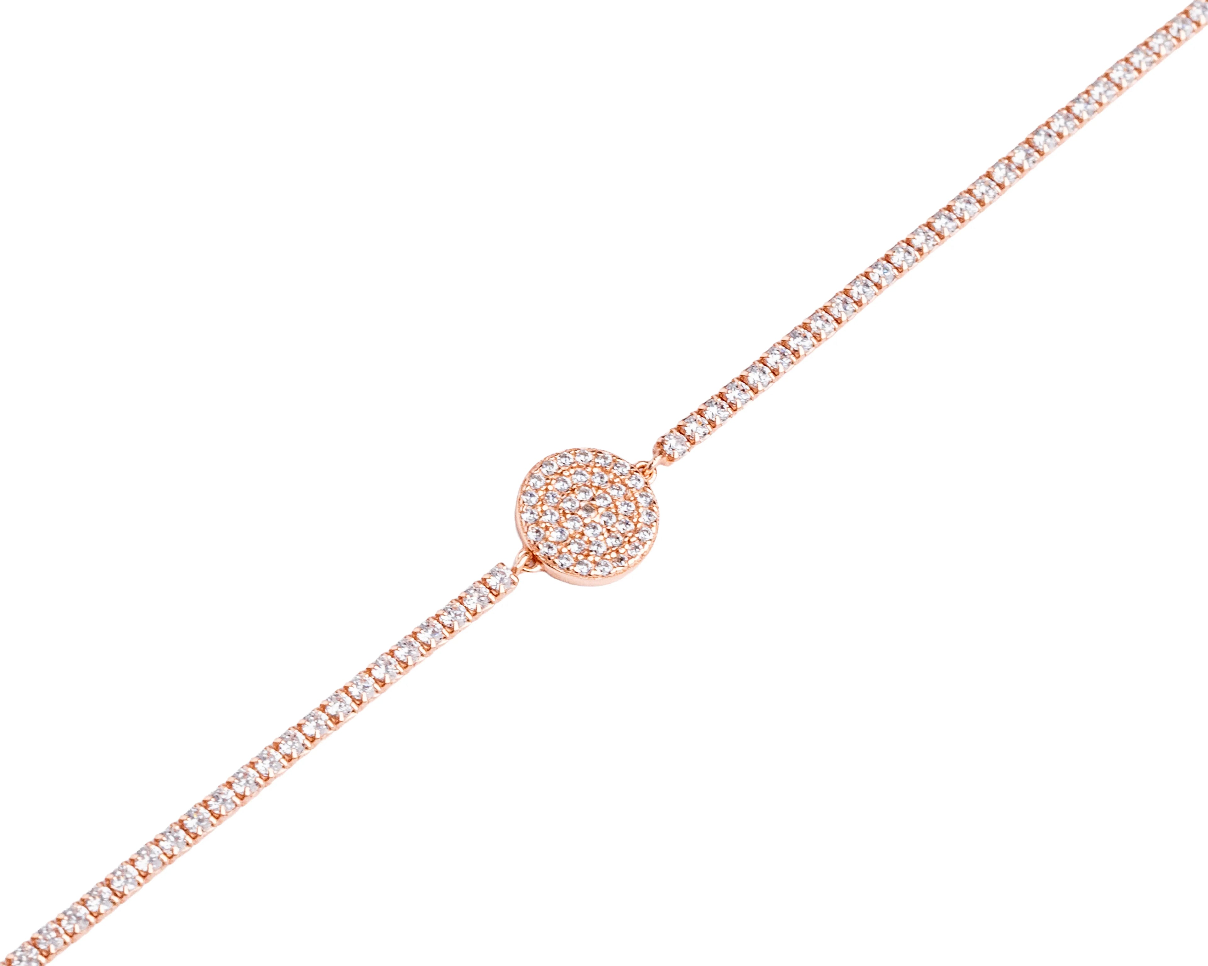 Keepsakes Celeste Halo Tennis Bracelet