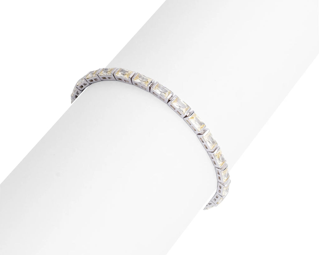 Keepsakes Baguette Crystal Tennis Bracelet