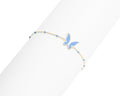 Keepsakes Blue Butterfly Charm Bracelet