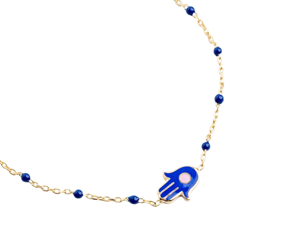 Keepsakes Midnight Hamsa Bracelet