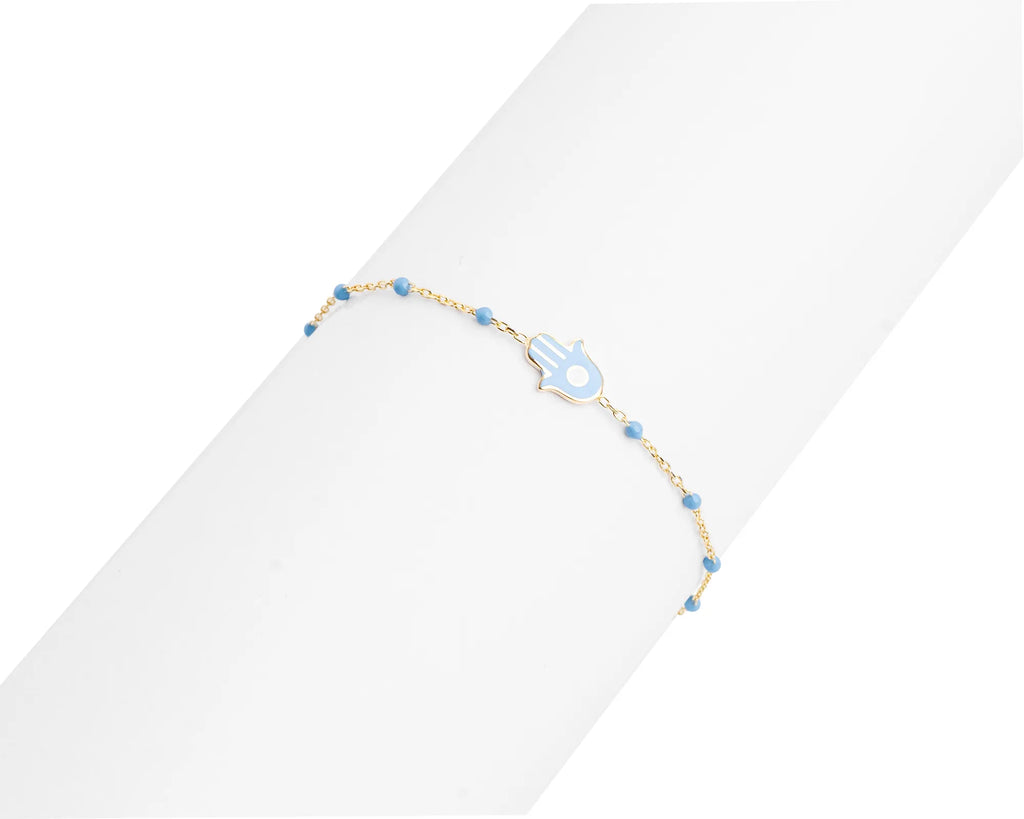 Keepsakes Sky Hamsa Bracelet
