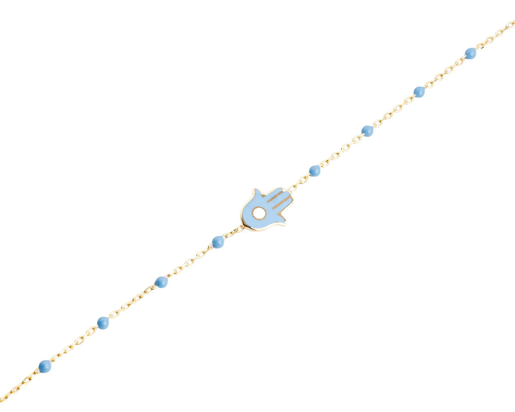 Keepsakes Sky Hamsa Bracelet