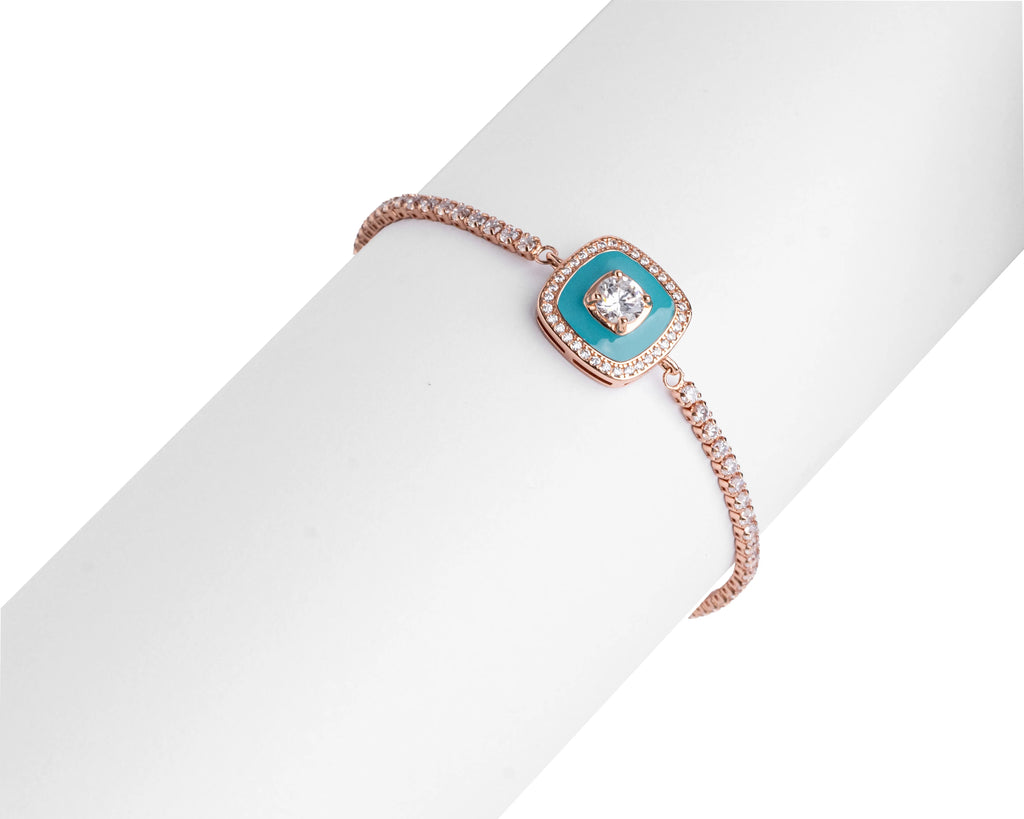 Keepsakes Riviera Turquoise Tennis Bracelet