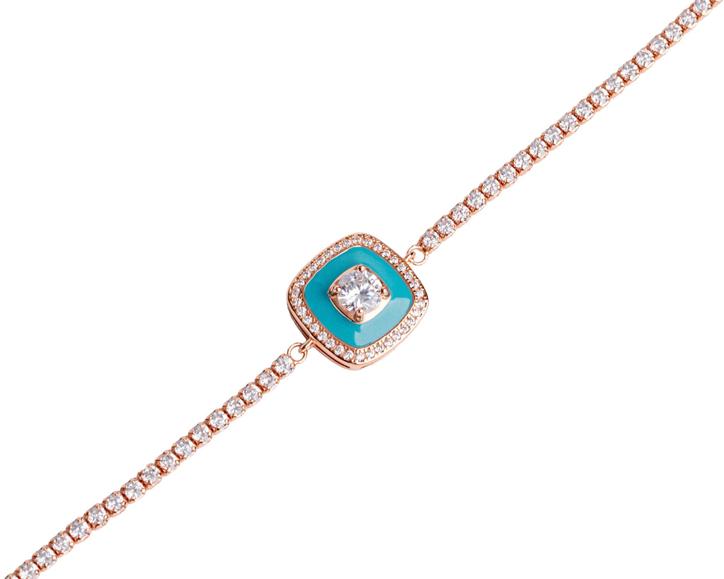 Keepsakes Riviera Turquoise Tennis Bracelet