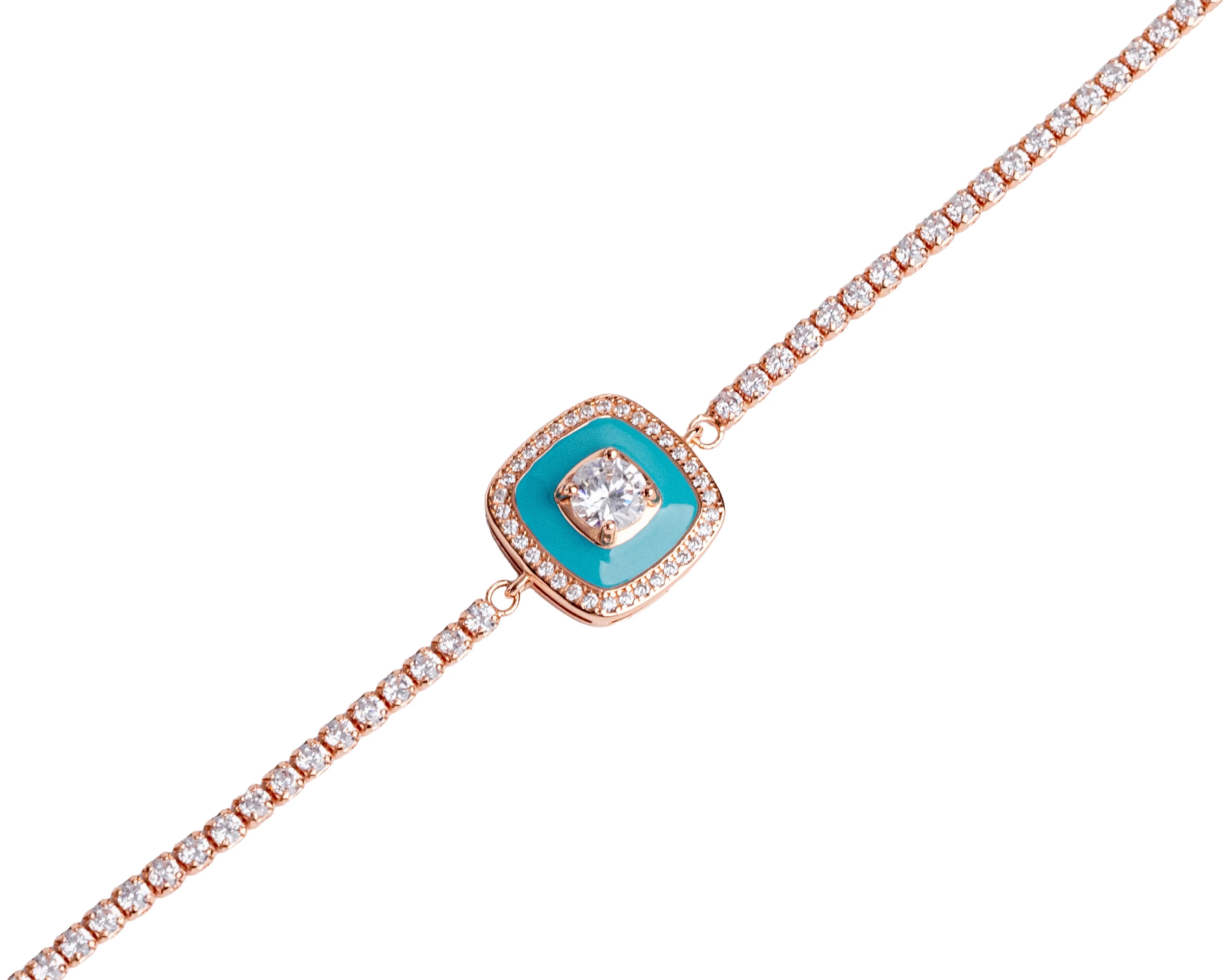 Keepsakes Riviera Turquoise Tennis Bracelet