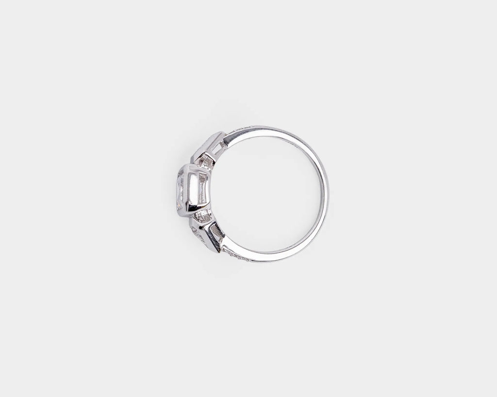 Keepsakes Emerald-Cut Radiance Ring