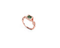 Keepsakes Emerald Halo Ring
