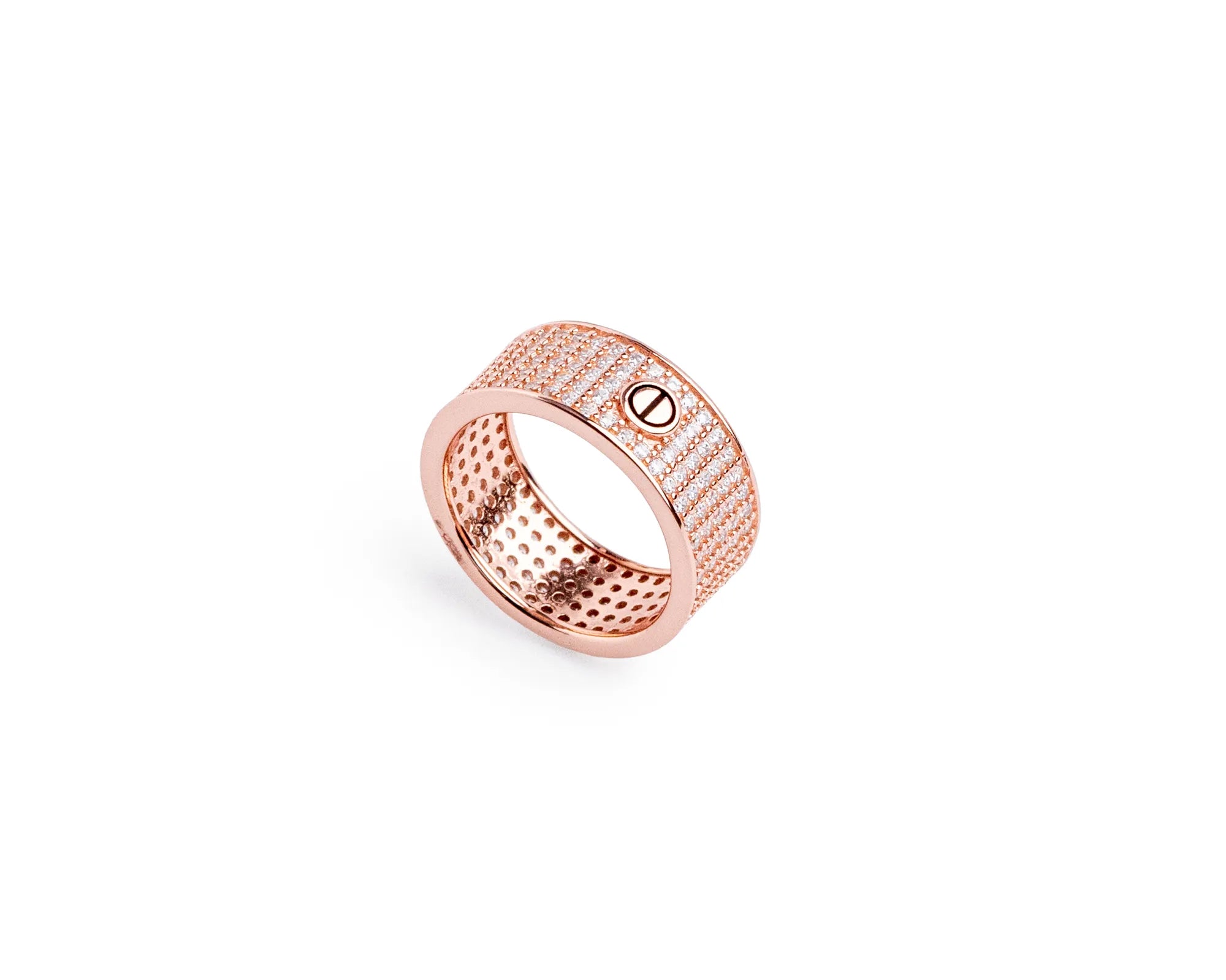 Keepsakes Pavé Love Band Ring