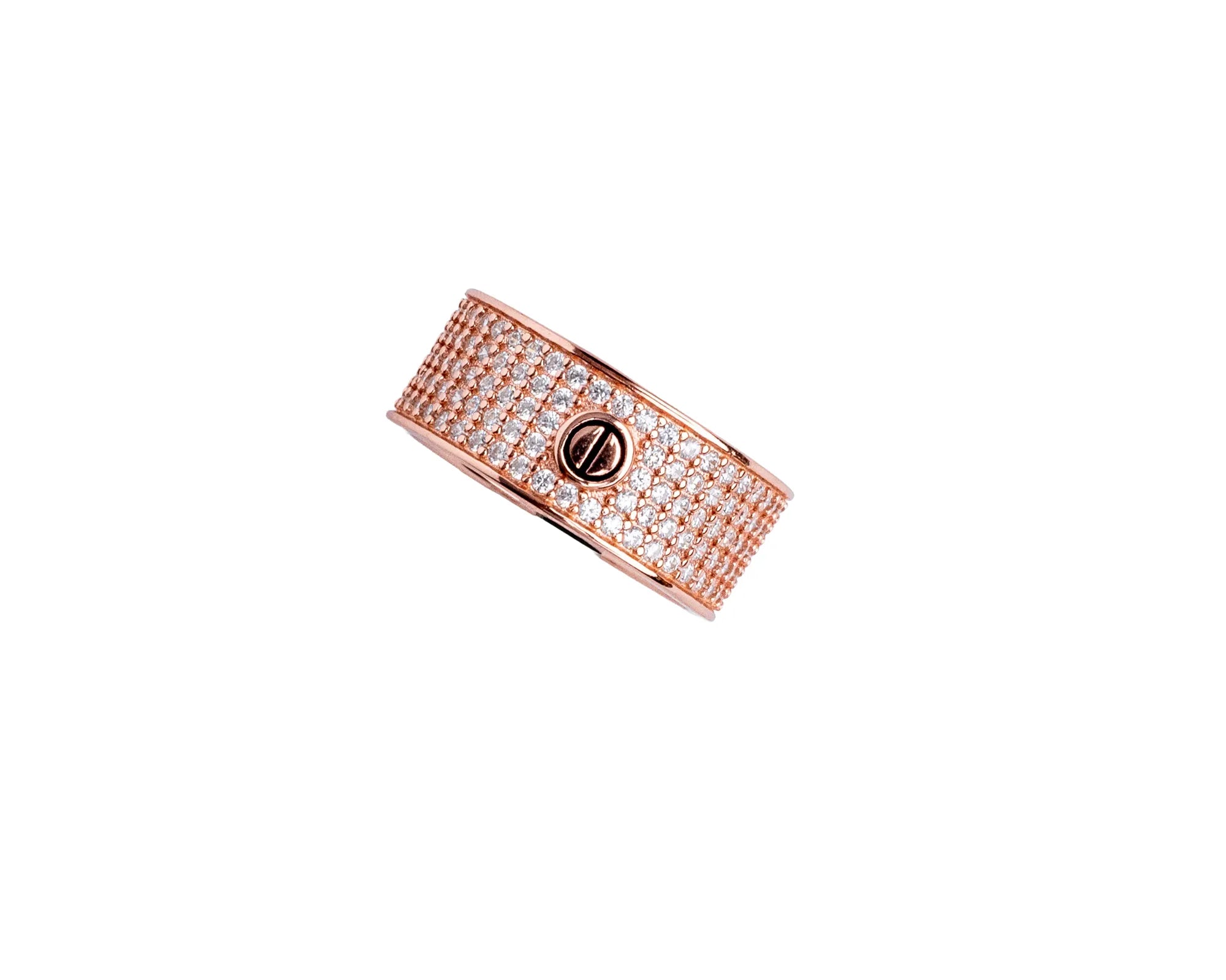 Keepsakes Pavé Love Band Ring
