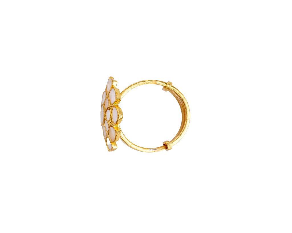 Noor Mother of Pearl Mosaic Ring