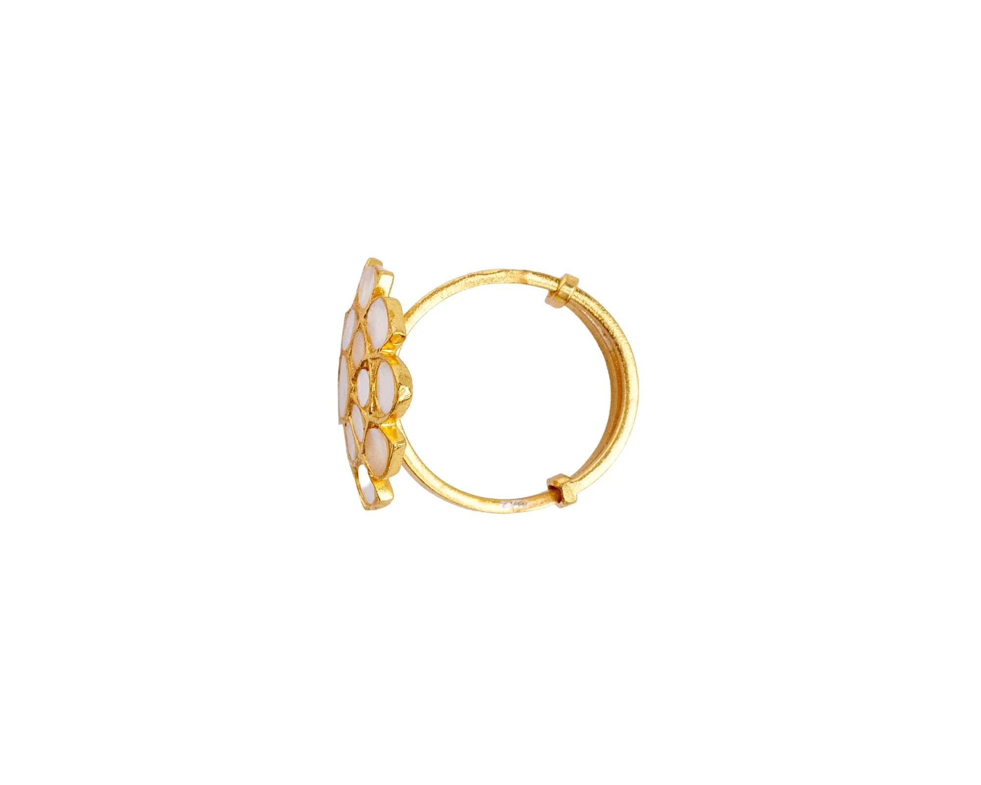Noor Mother of Pearl Mosaic Ring