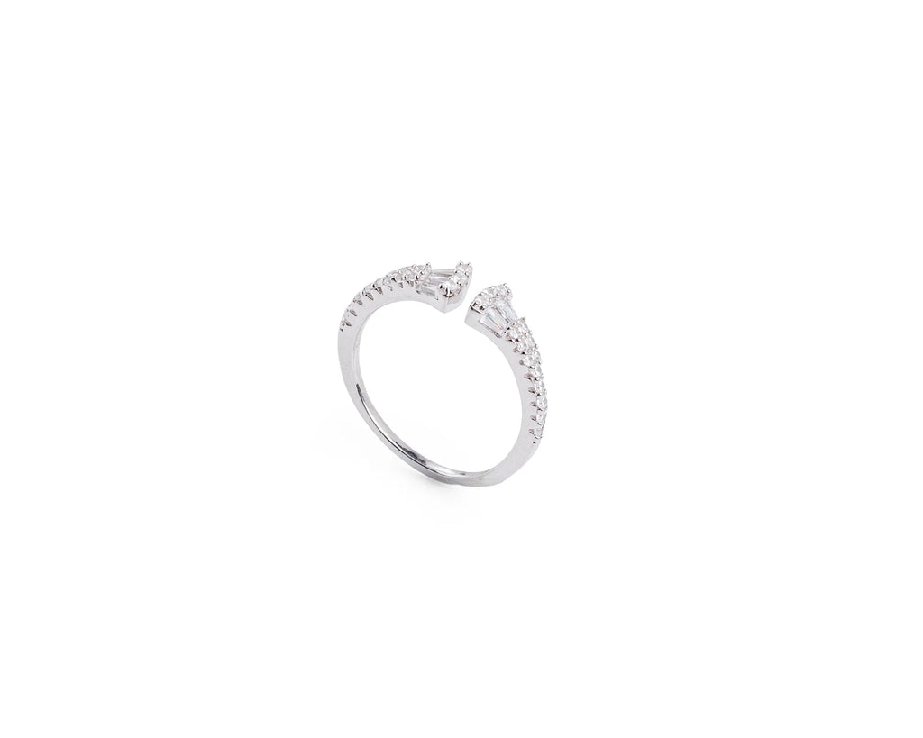 Keepsakes Open-End Crystal Ring
