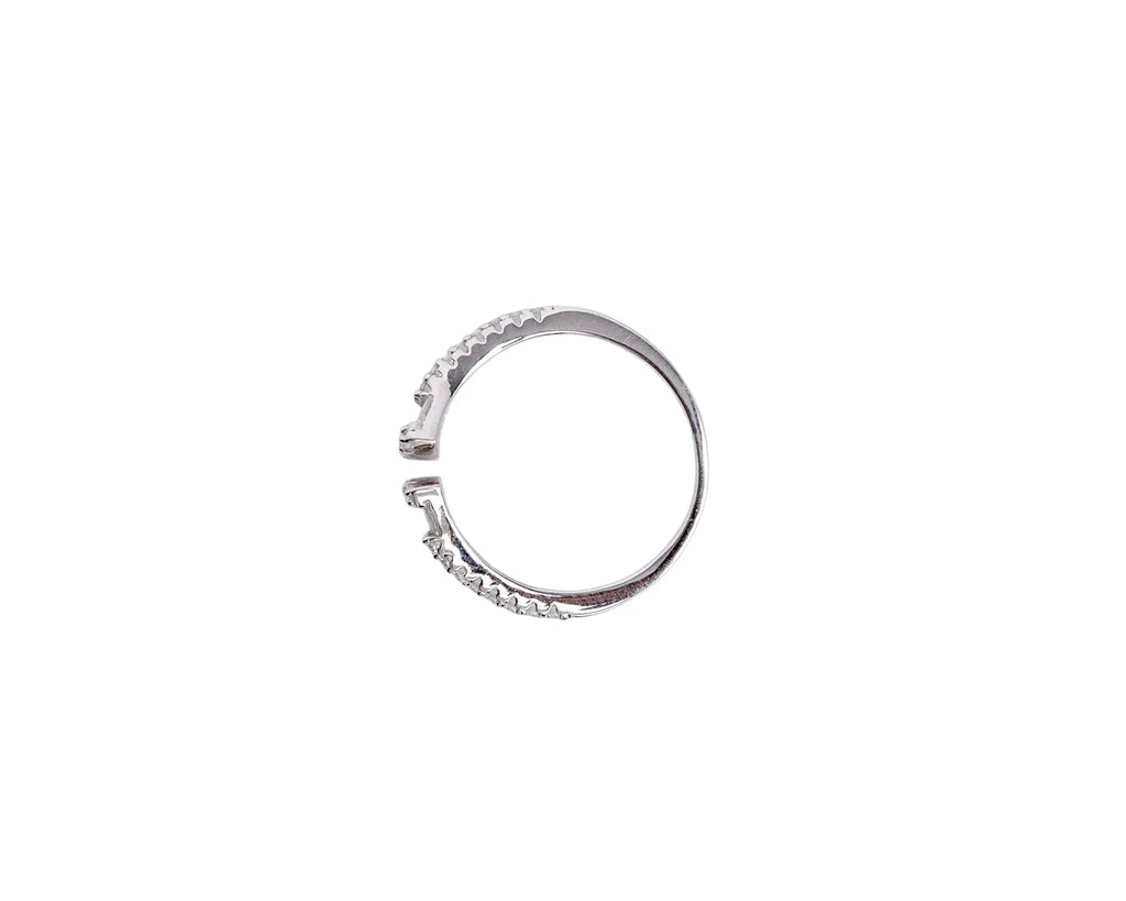 Keepsakes Open-End Crystal Ring