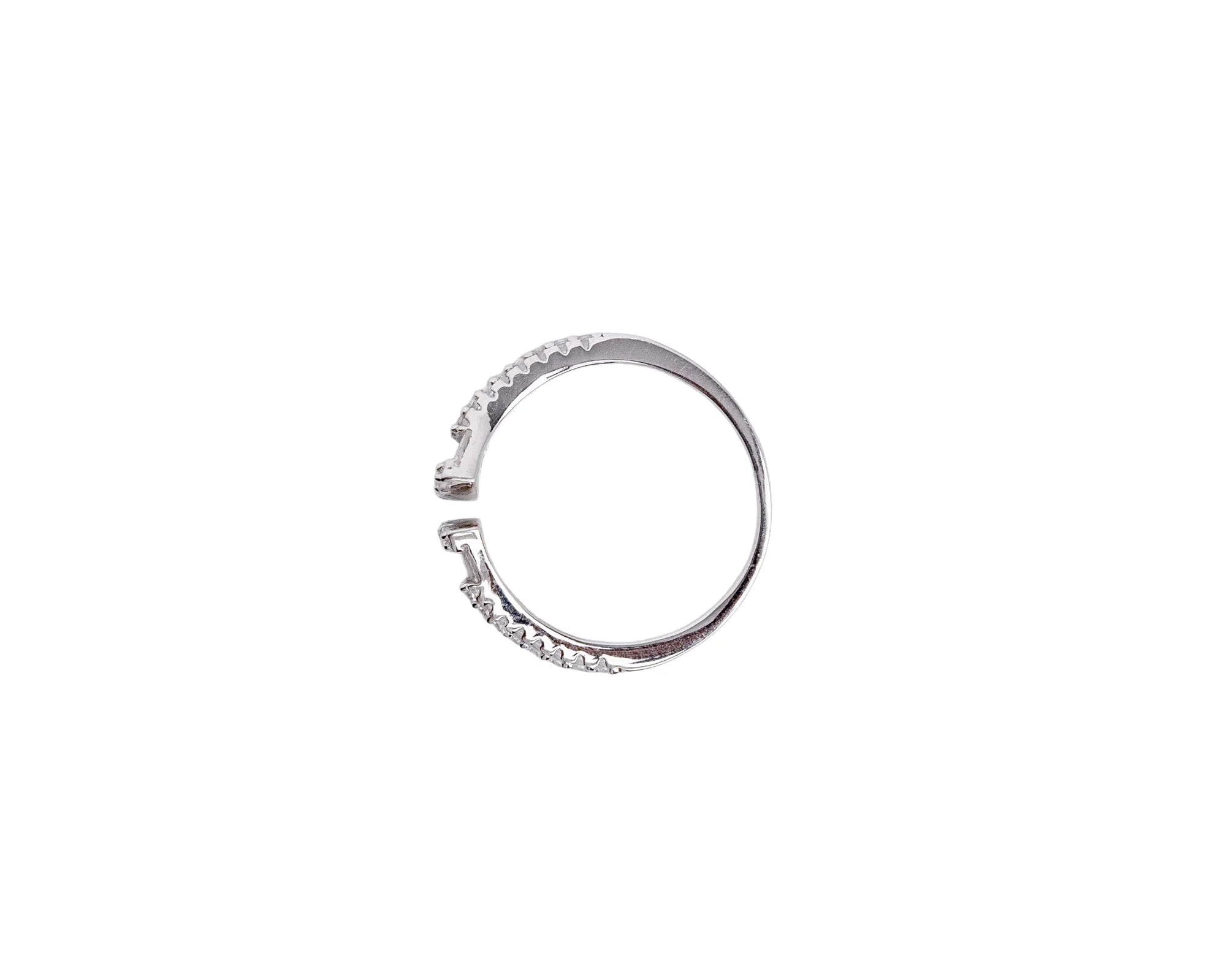 Keepsakes Open-End Crystal Ring