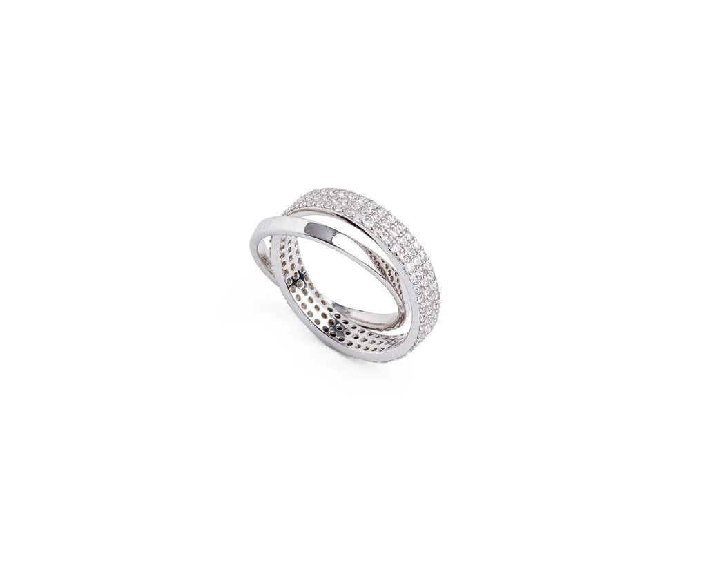 Keepsakes Interwoven Pavé Ring