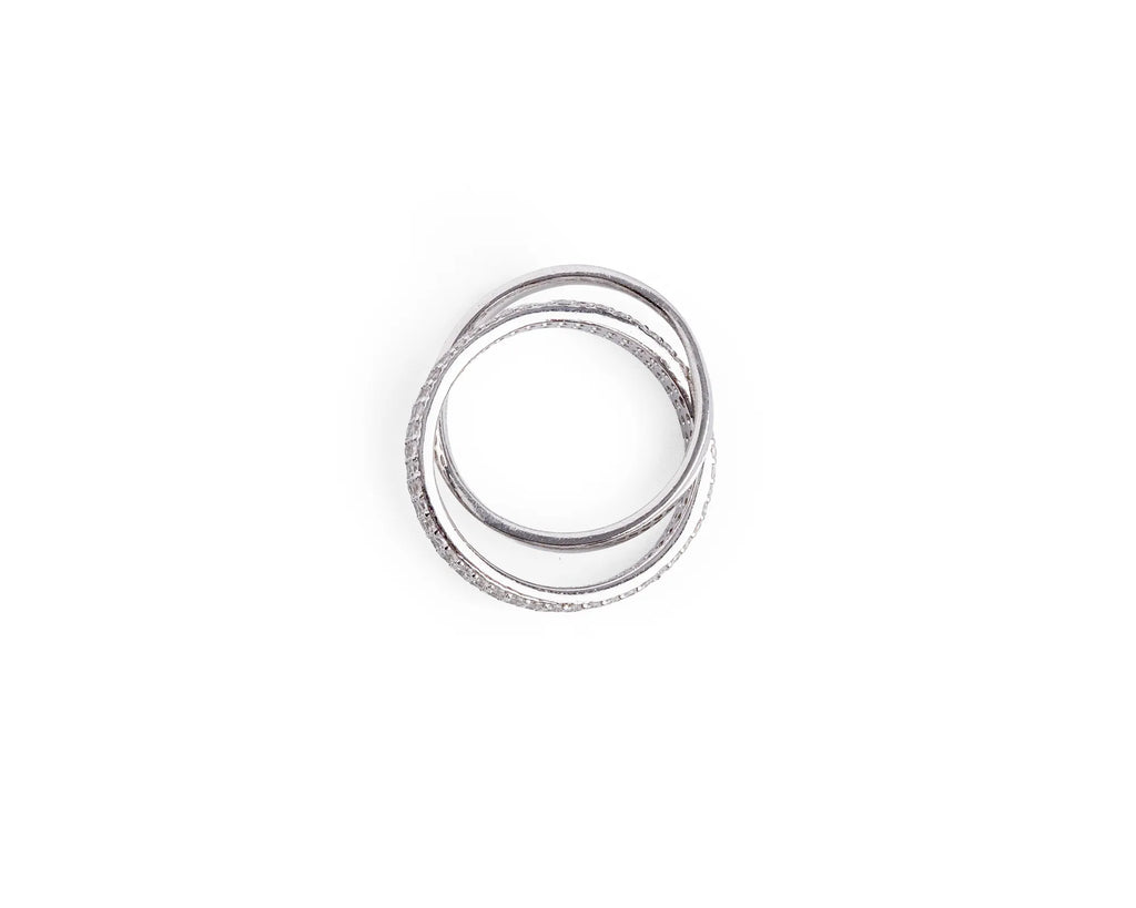 Keepsakes Interwoven Pavé Ring