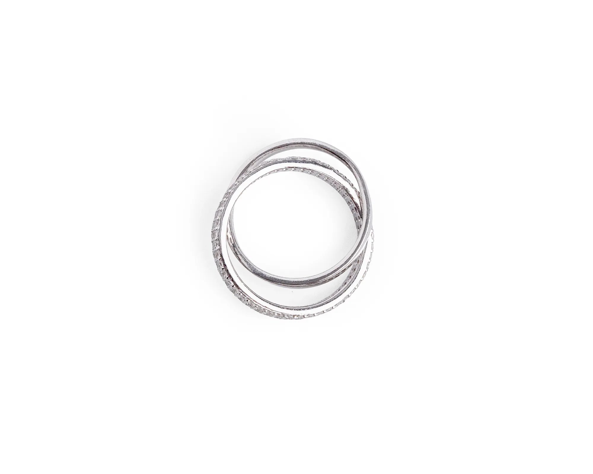 Keepsakes Interwoven Pavé Ring