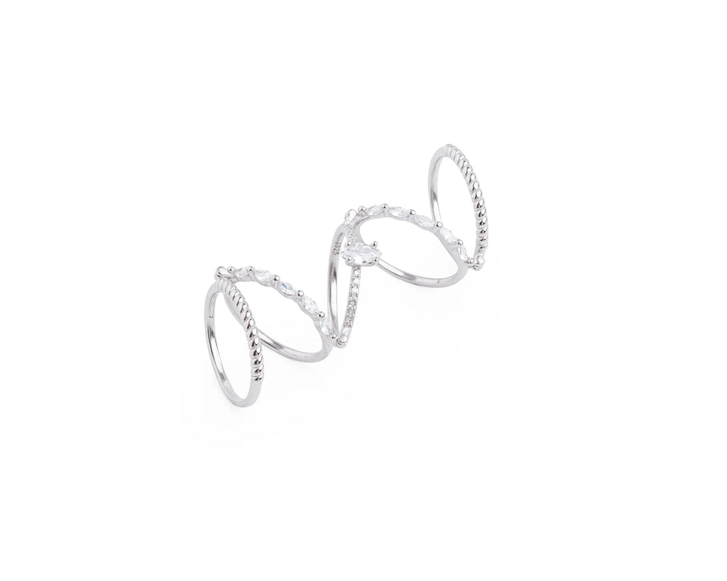 Keepsakes Convertible Marquise Ring Set