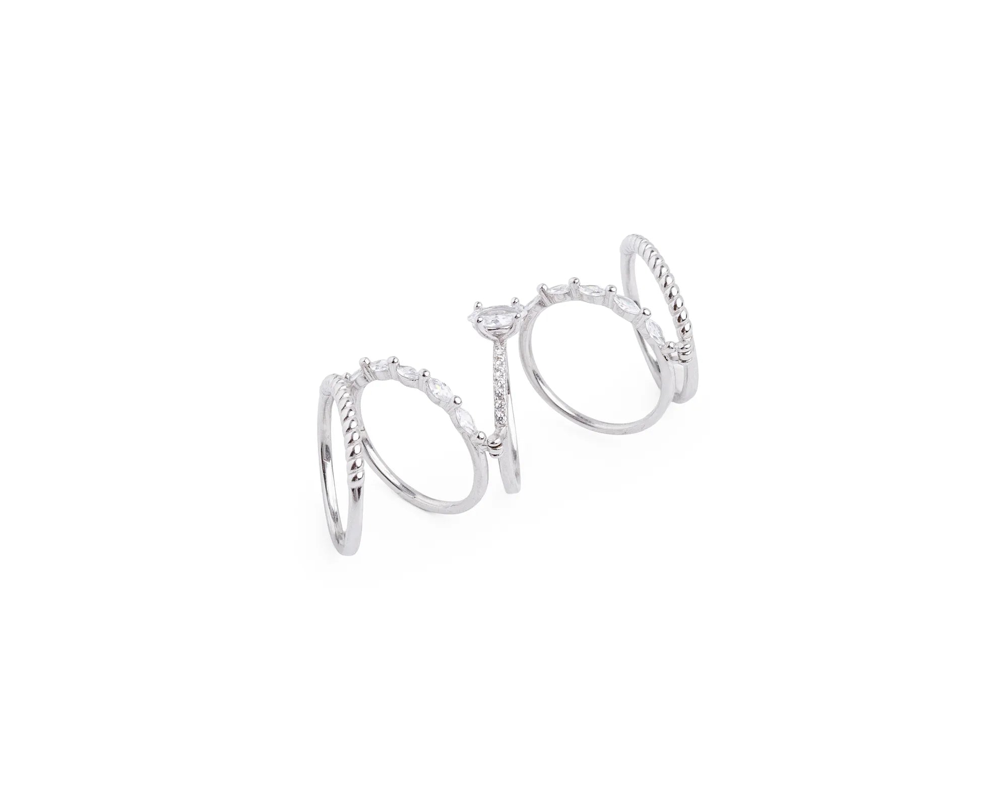 Keepsakes Convertible Marquise Ring Set