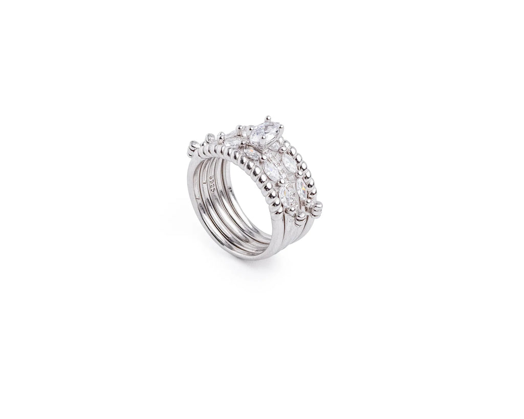 Keepsakes Convertible Marquise Ring Set