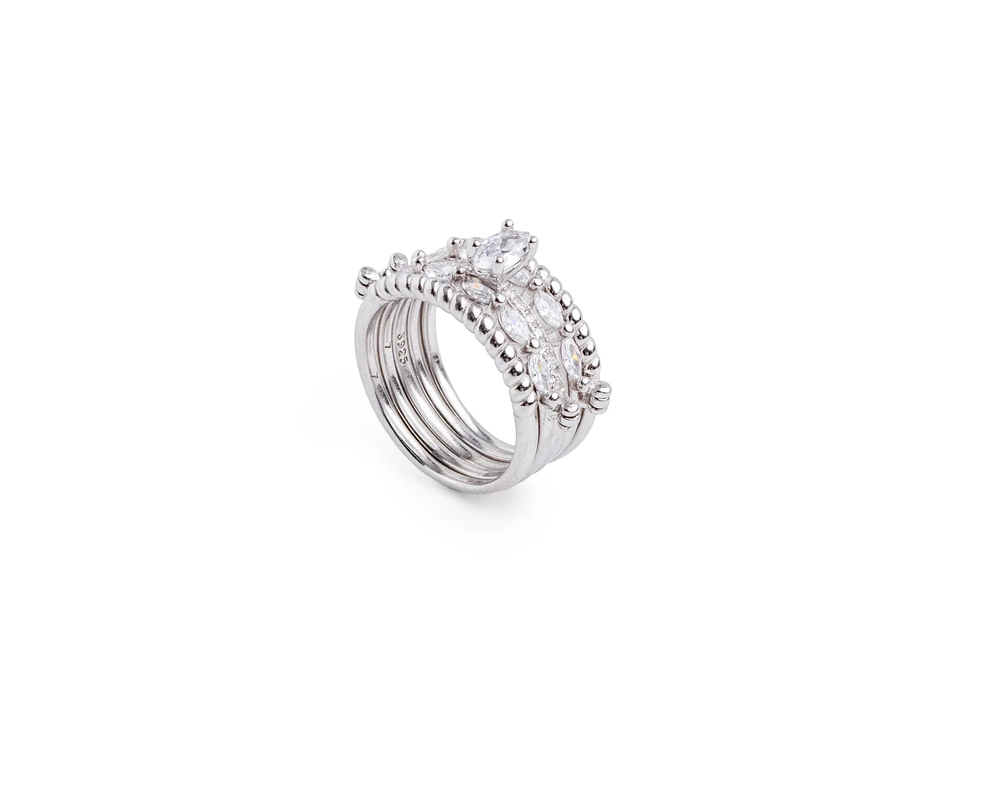 Keepsakes Convertible Marquise Ring Set