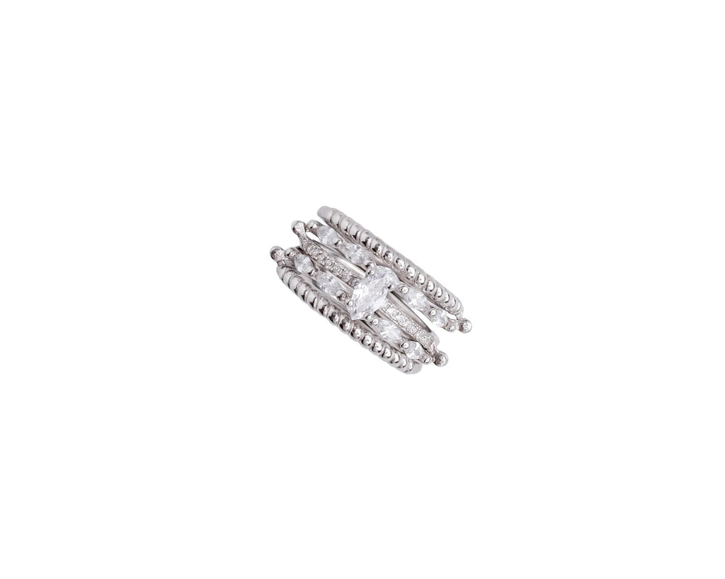 Keepsakes Convertible Marquise Ring Set