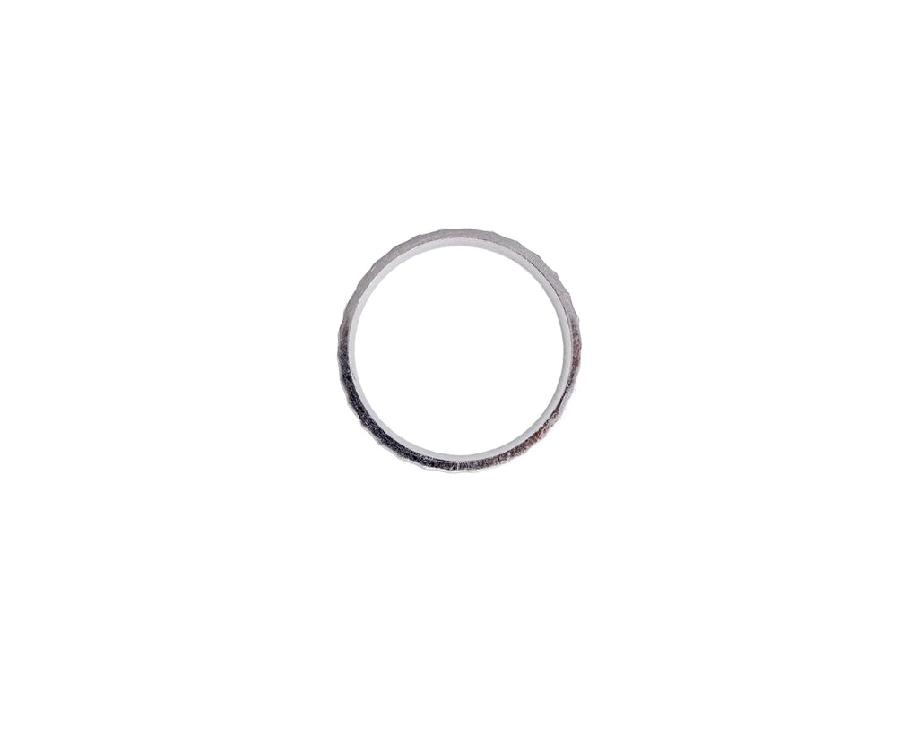 Keepsakes Faceted Edge Band Ring