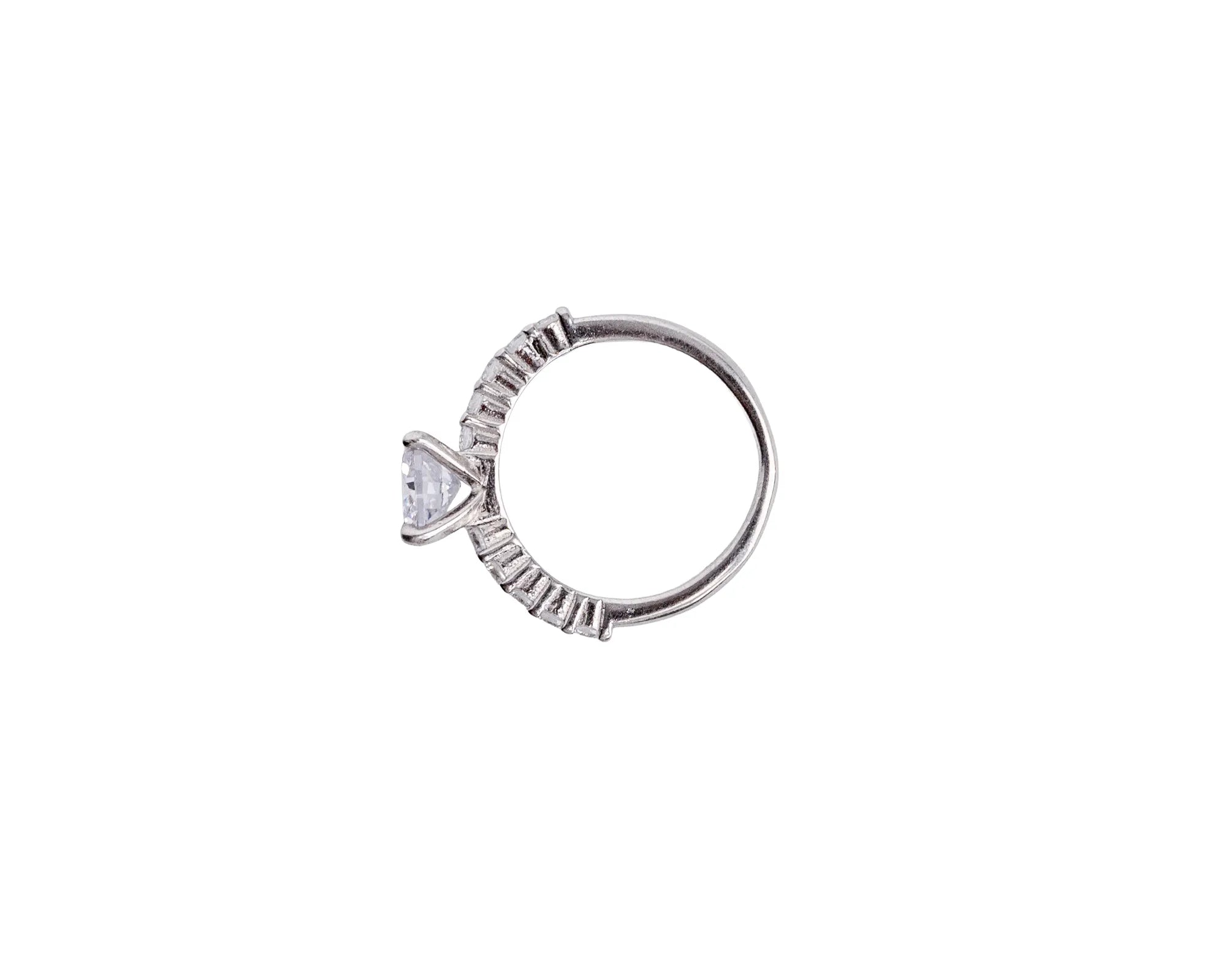 Keepsakes Solitaire Crown Ring