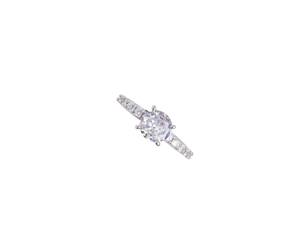 Keepsakes Solitaire Crown Ring