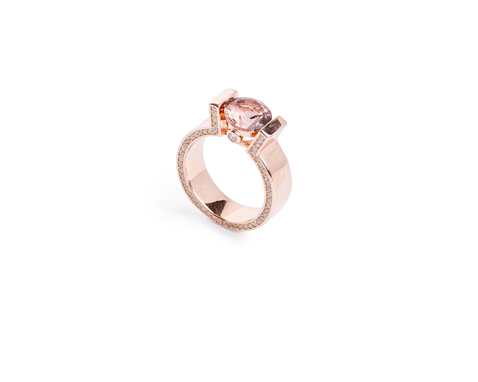 Keepsakes Blush Solitaire Statement Ring