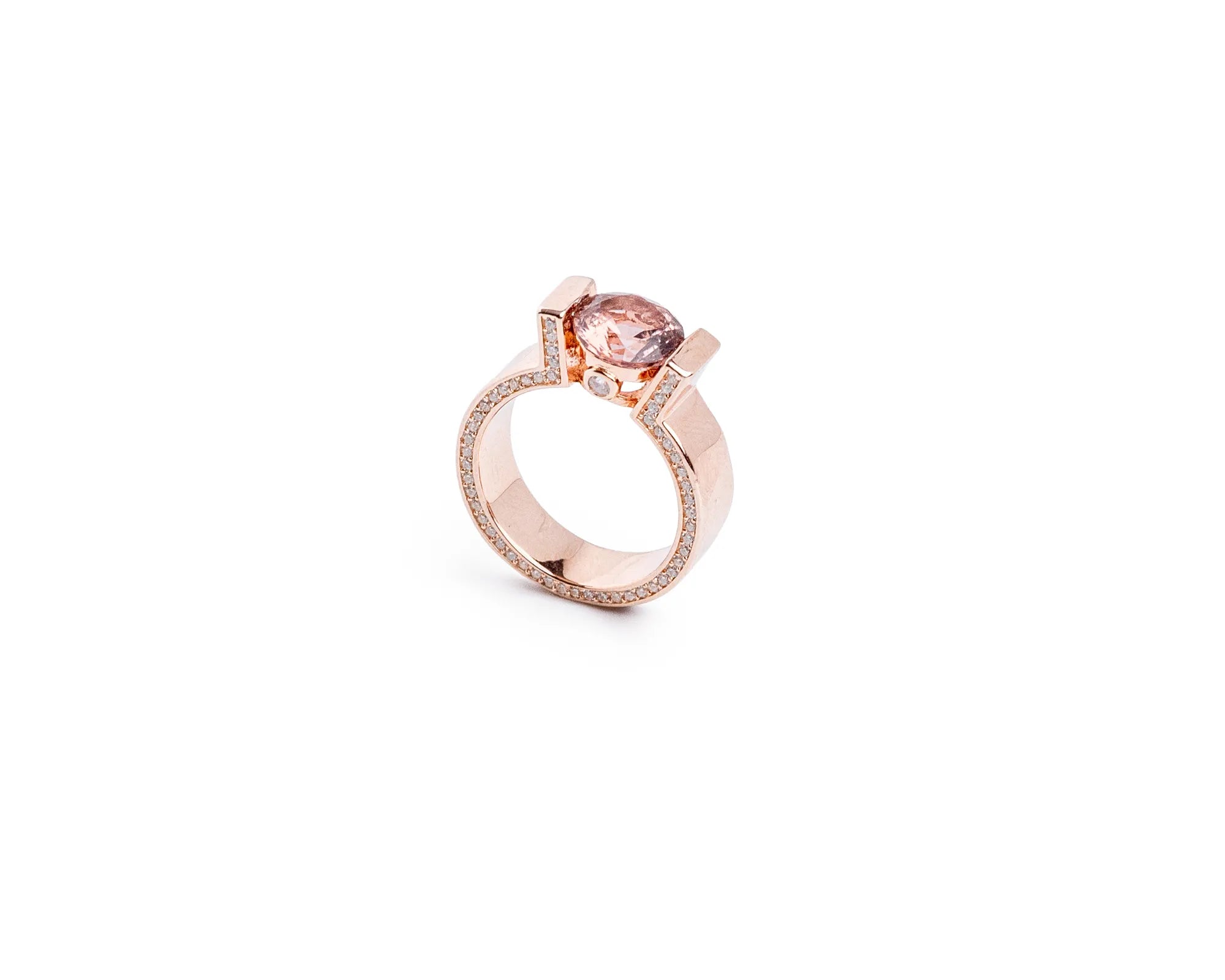 Keepsakes Blush Solitaire Statement Ring