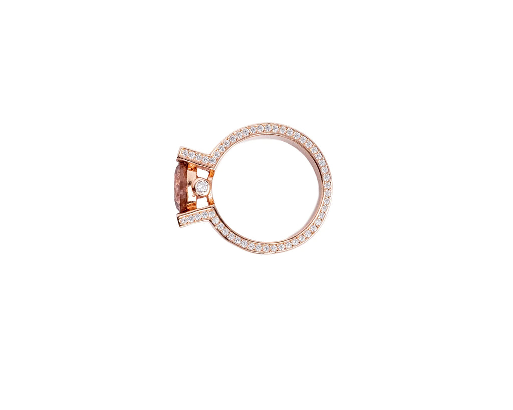 Keepsakes Blush Solitaire Statement Ring