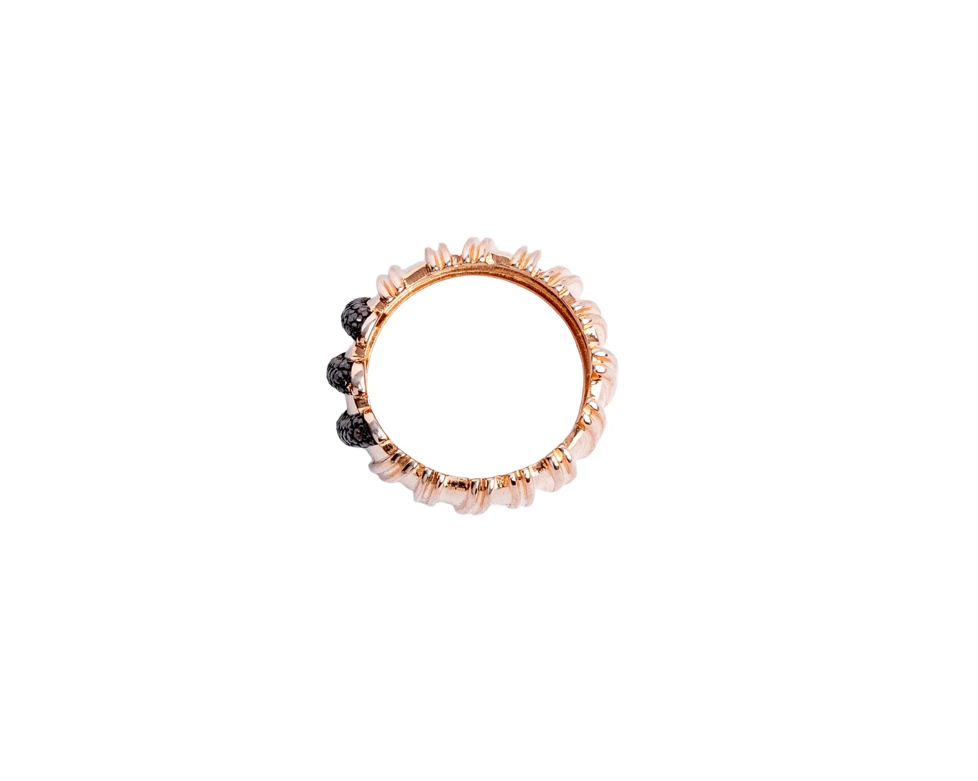 Keepsakes Midnight Pavé Cuff Ring
