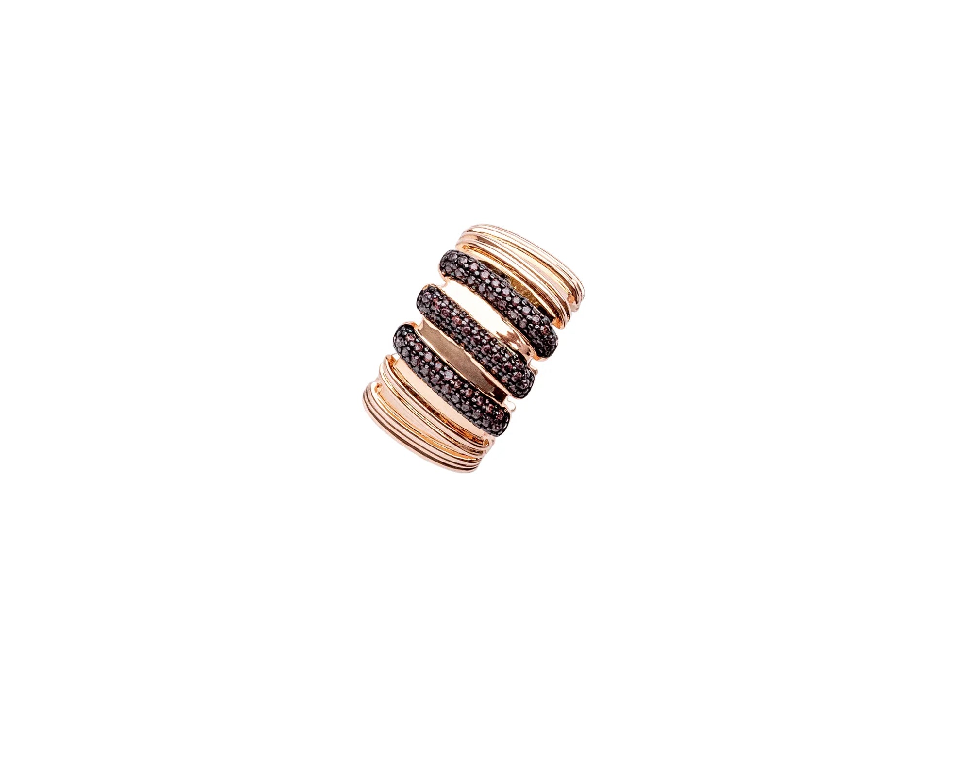 Keepsakes Midnight Pavé Cuff Ring