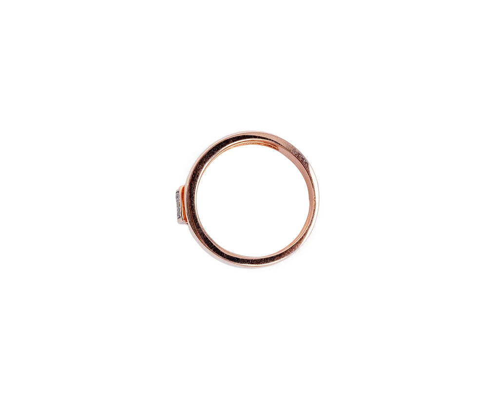 Keepsakes Geometric Pavé Statement Ring