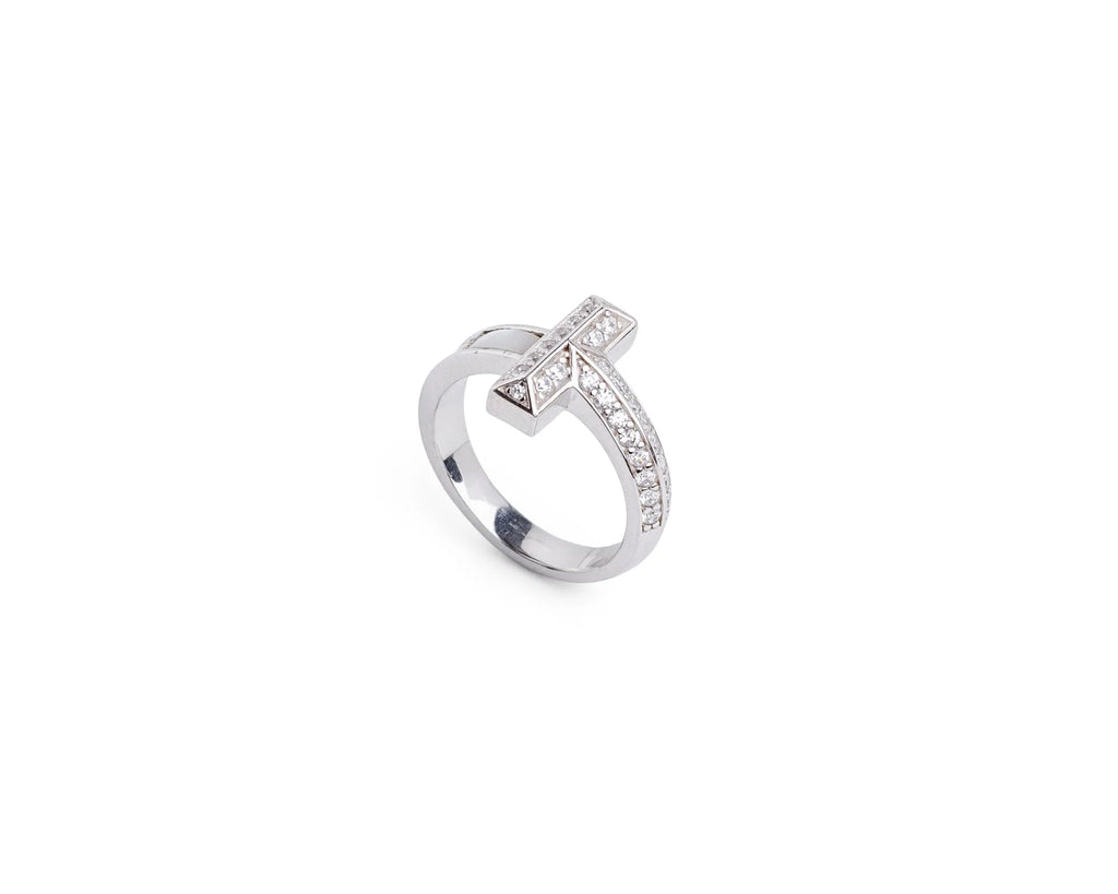 Keepsakes Crystal T-Bar Ring