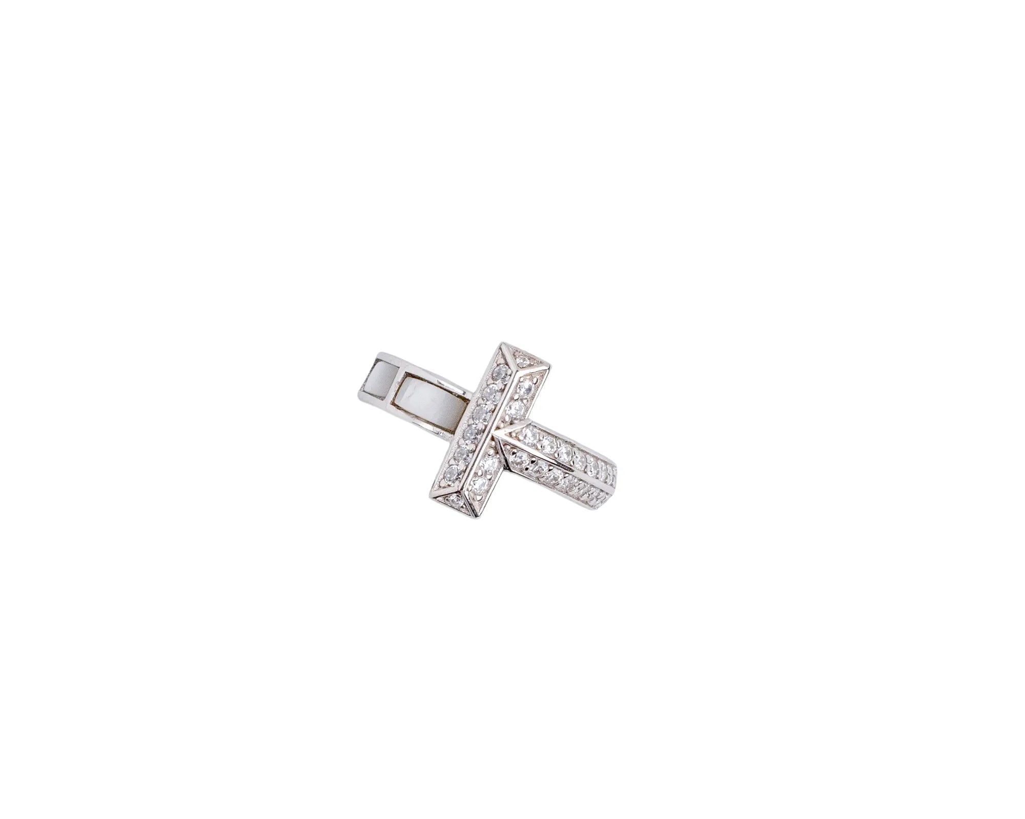 Keepsakes Crystal T-Bar Ring