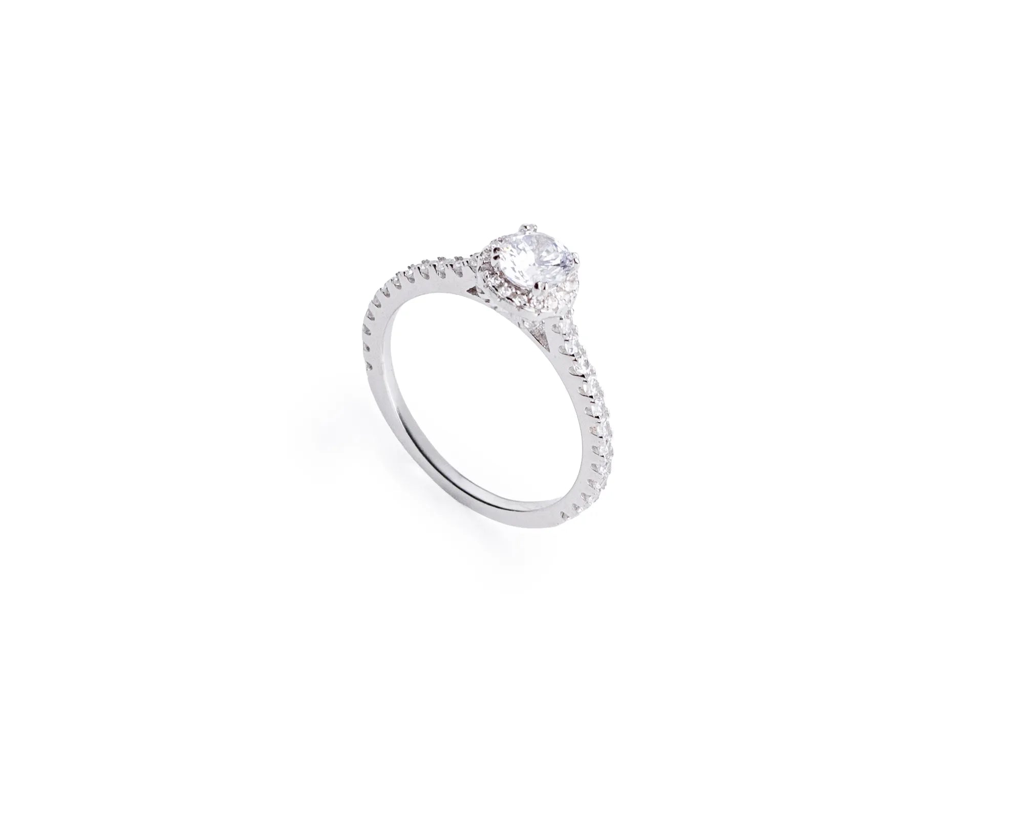 Keepsakes Halo Solitaire Ring