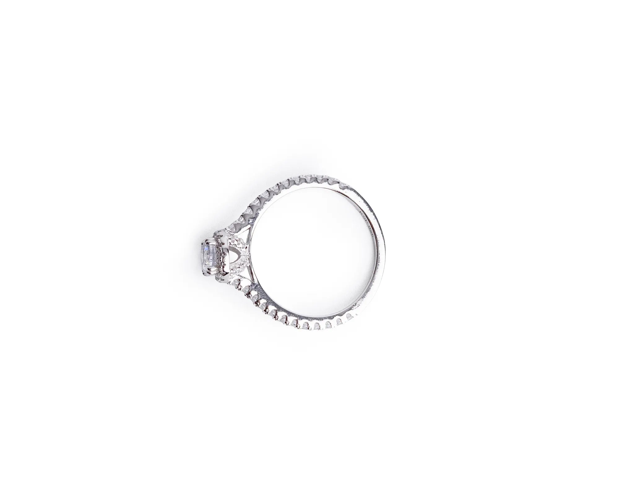 Keepsakes Halo Solitaire Ring