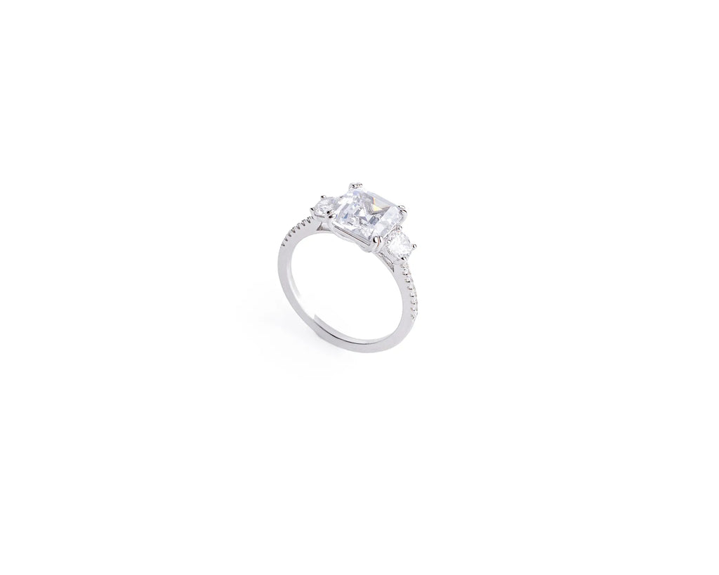 Keepsakes Three-Stone Radiance Ring